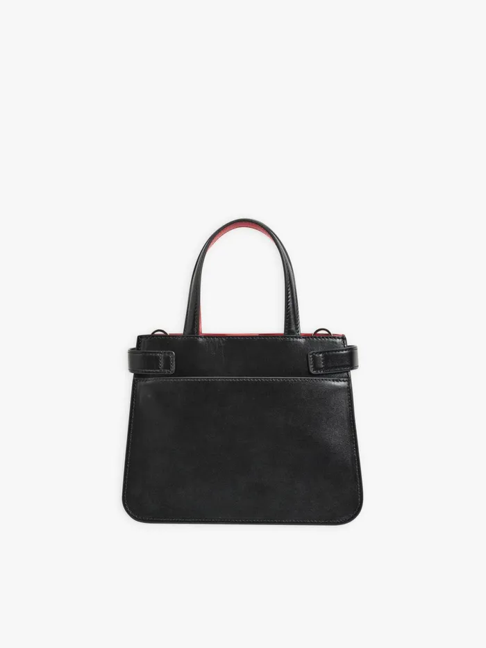 Agns B Handbags Women Black Leather Bag