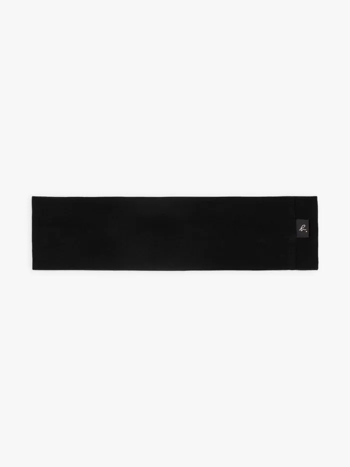 Agns B Jewellery and Watches Women Black Jersey Headband With 034b034 Logo