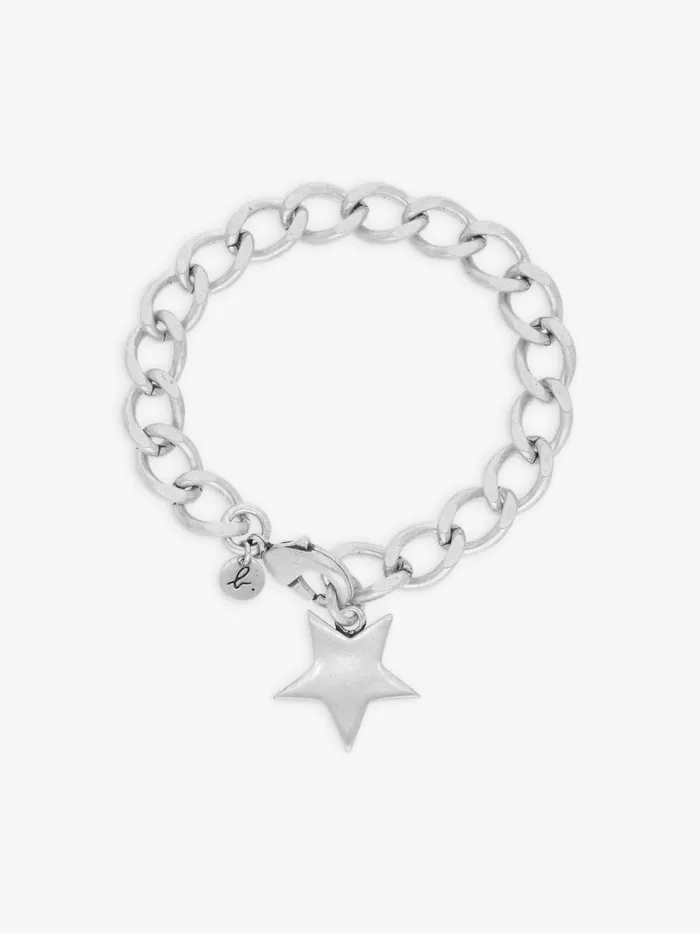 Agns B Jewellery and Watches WomenMen Brass Chain Star Bracelet