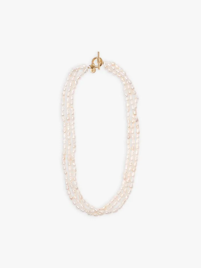 Agns B Jewellery and Watches Women White Lisa Necklace