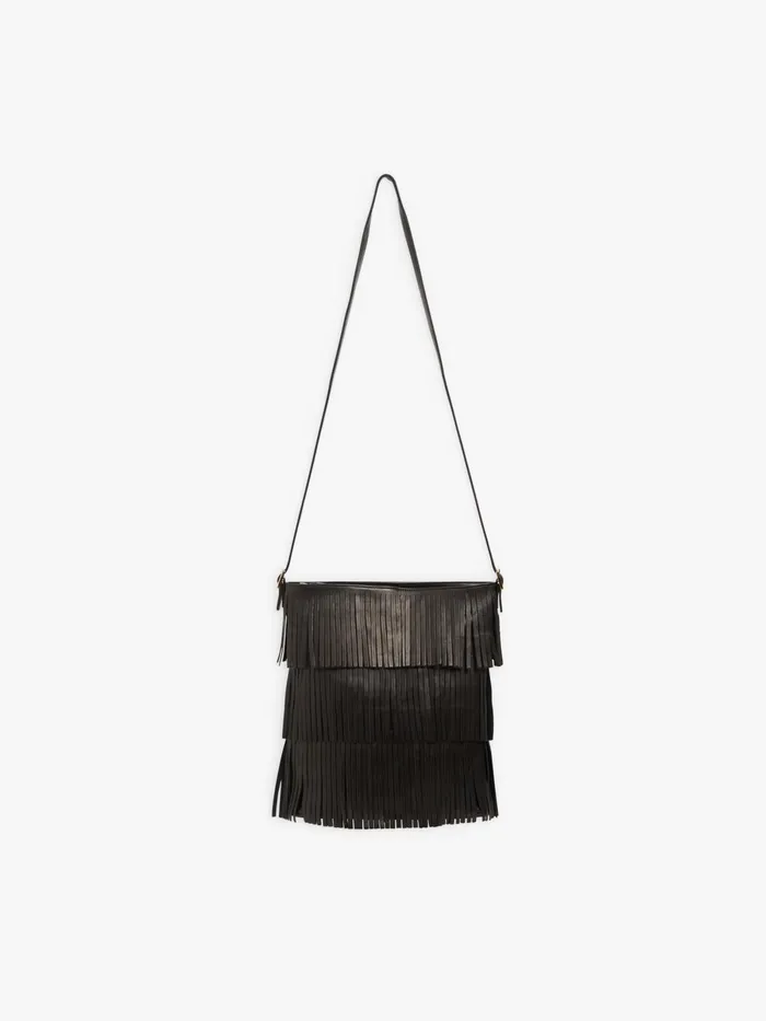 Agns B Large Bags and Totes Women Black Leather Carmen Shopper