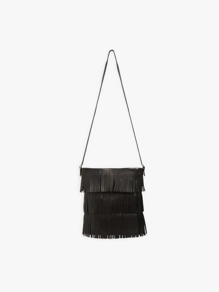 Agns B Large Bags and Totes Women Black Leather Carmen Shopper