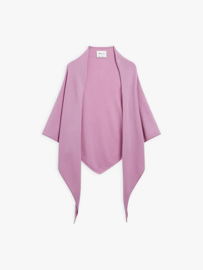 Agns B Scarves Women Light Purple Cashmere Wrap Scarf