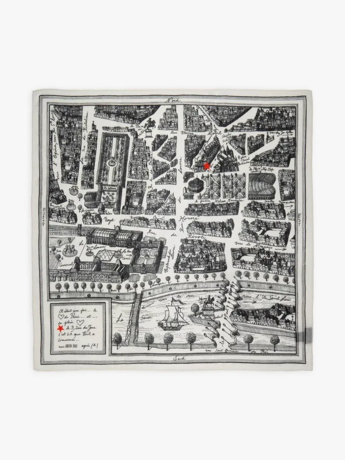 Agns B Scarves WomenMen Cotton Rue Du Jour Bandana