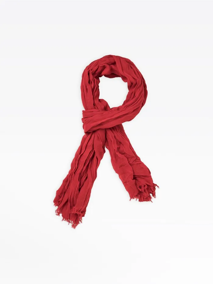 Agns B Scarves WomenMen Red Cotton Scarf To Fight AIDS