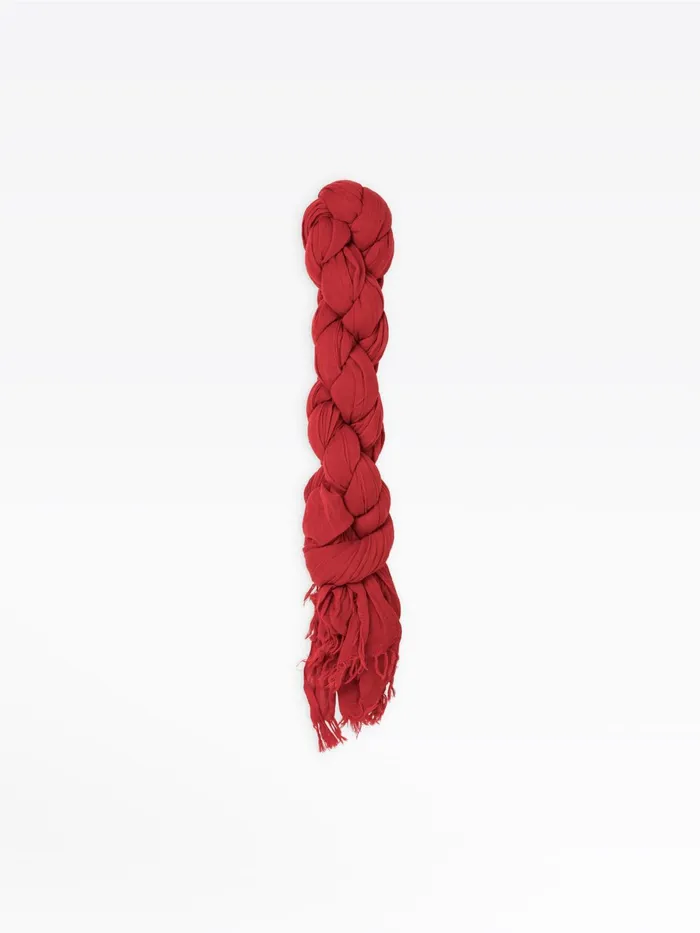 Agns B Scarves WomenMen Red Cotton Scarf To Fight AIDS