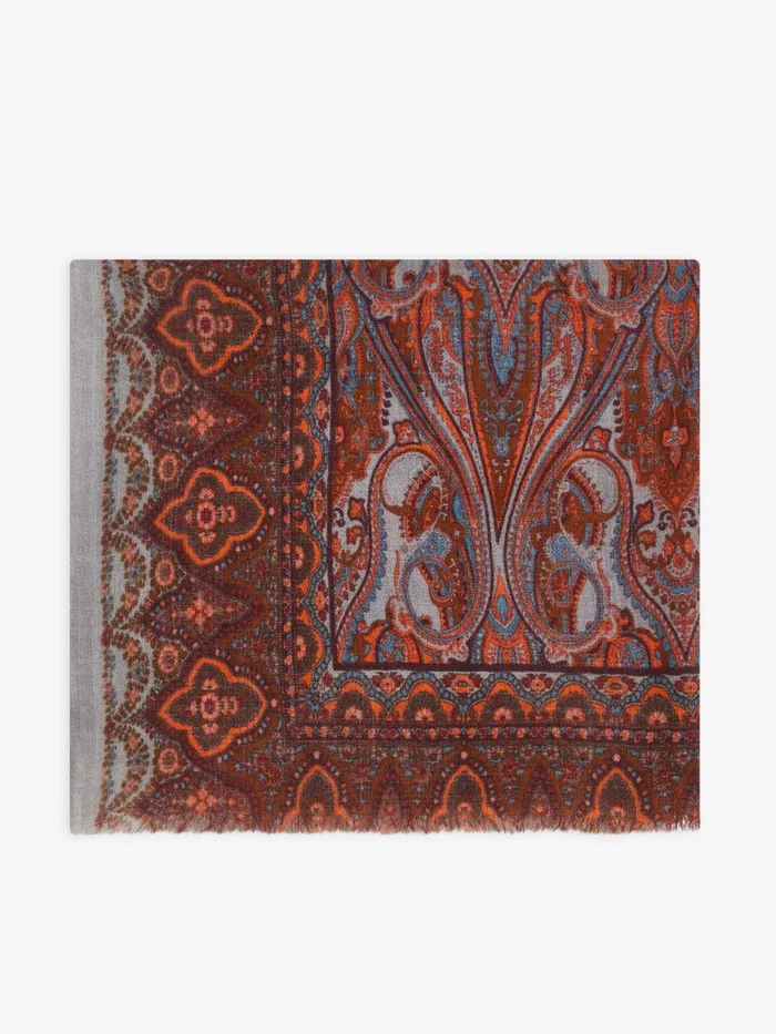 Agns B Scarves Women Red Wool Haya Scarf