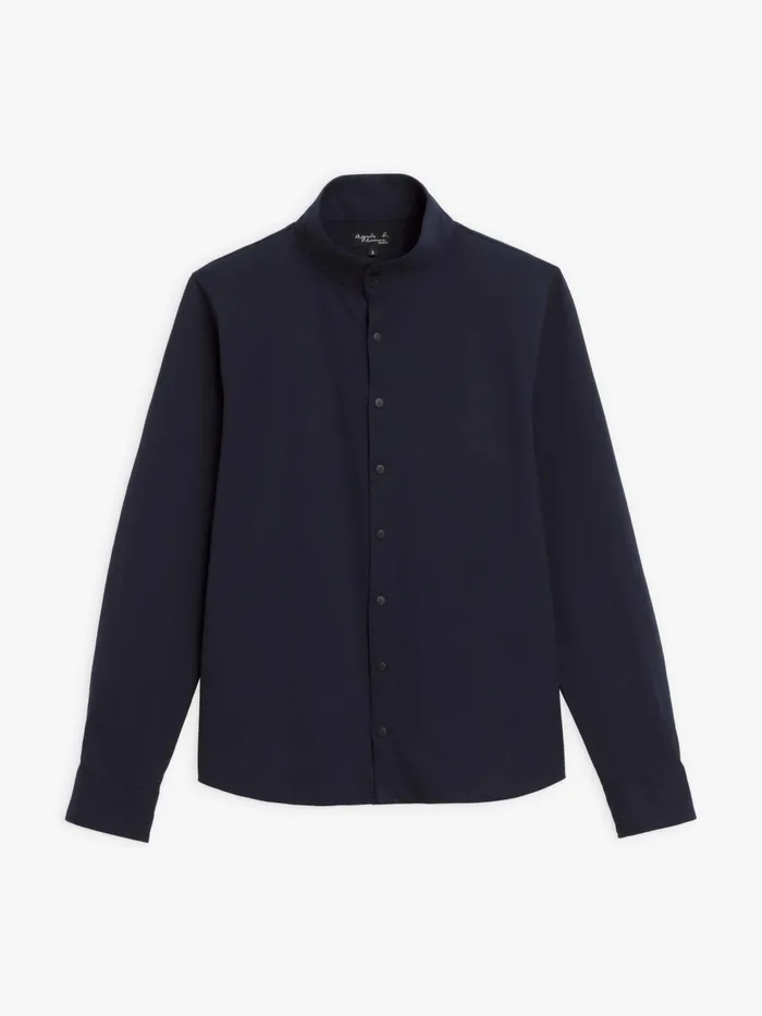 Agns B Shirts Men Blue Cotton Lazare Shirt