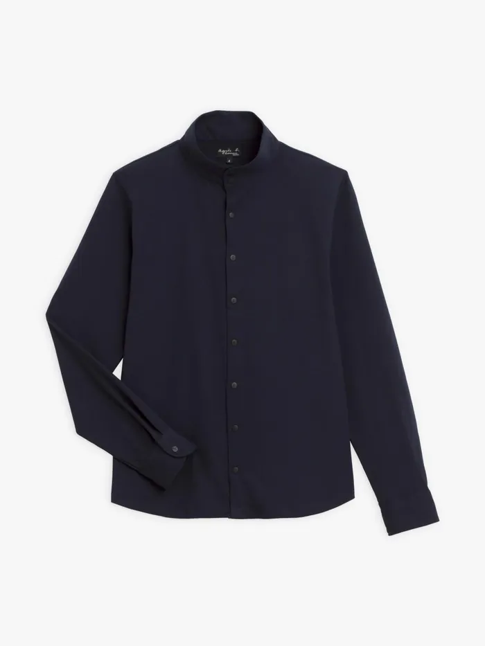 Agns B Shirts Men Blue Cotton Lazare Shirt