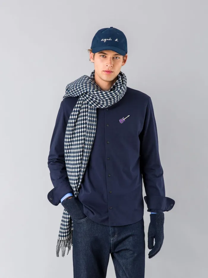 Agns B Shirts Men Blue Cotton Lazare Shirt