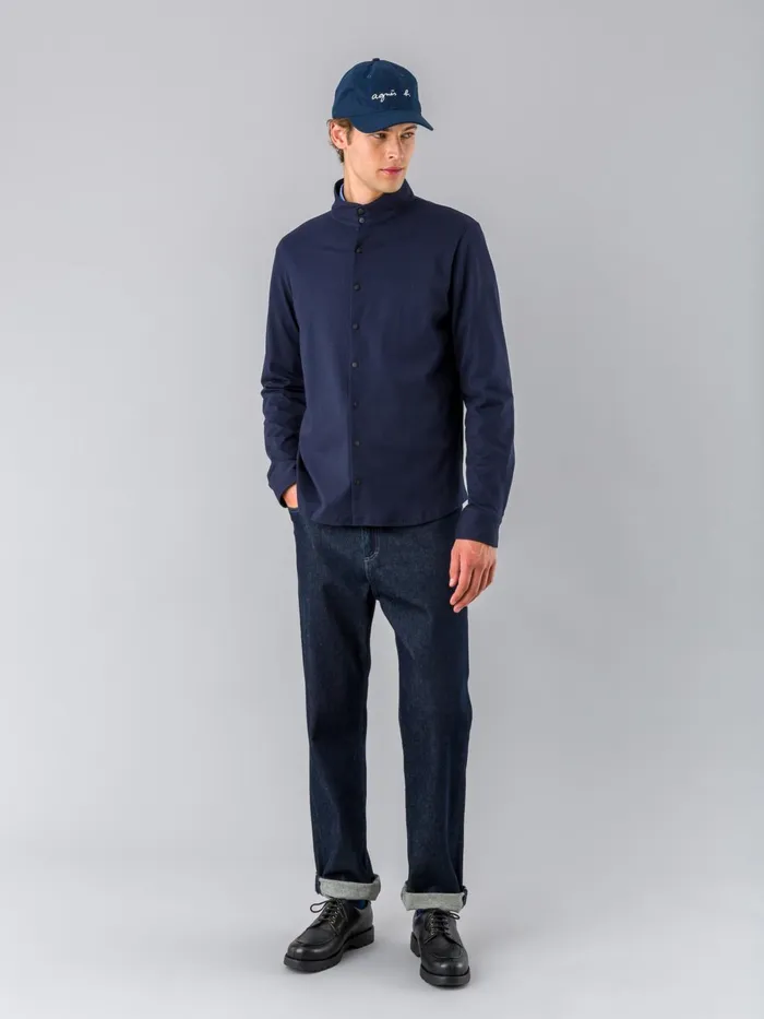 Agns B Shirts Men Blue Cotton Lazare Shirt