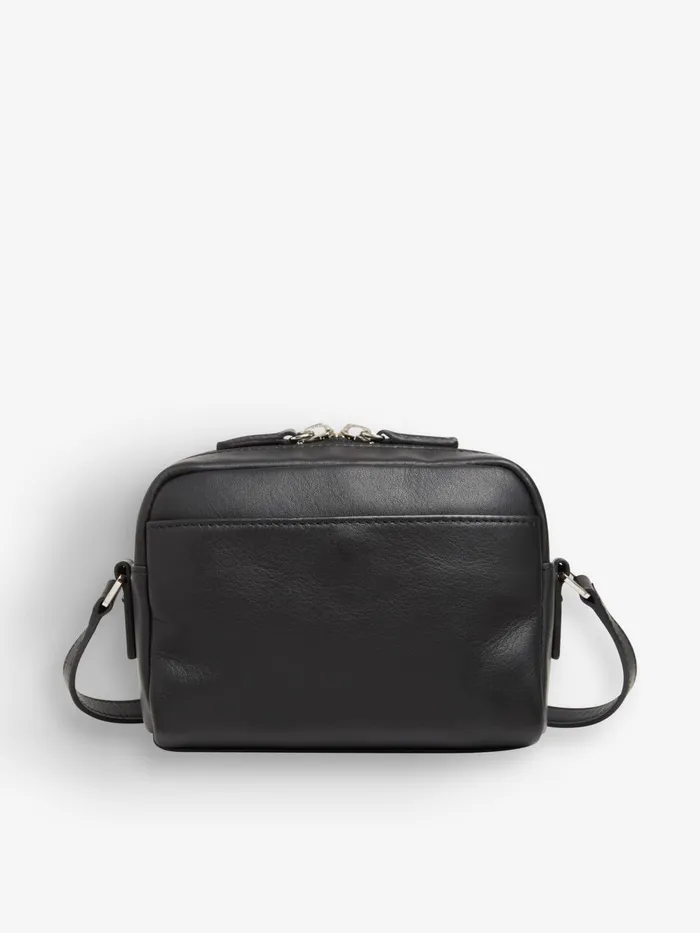Agns B Shoulder Bags Women Black Leather Shoulder Bag
