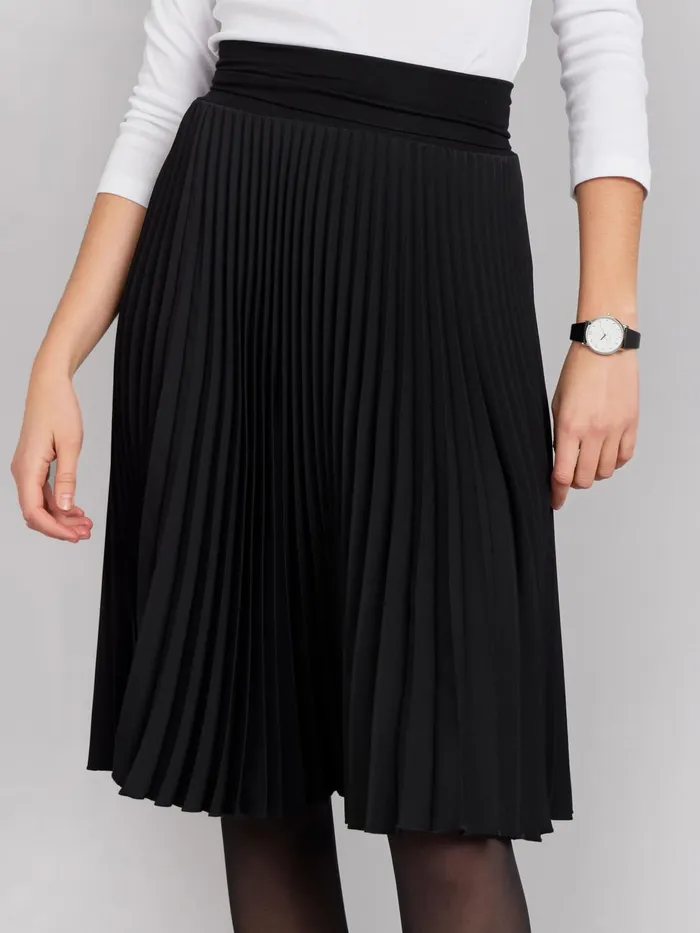 Agns B Skirts and Shorts Women Black Baa Pleated Skirt
