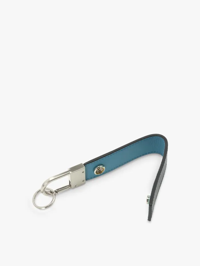 Agns B Small Leather Goods MenWomen Black And Blue Leather Keyring
