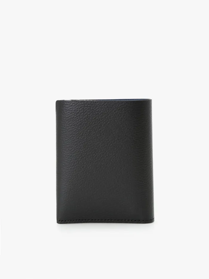 Agns B Small Leather Goods MenWomen Black Twotone Leather Wallet