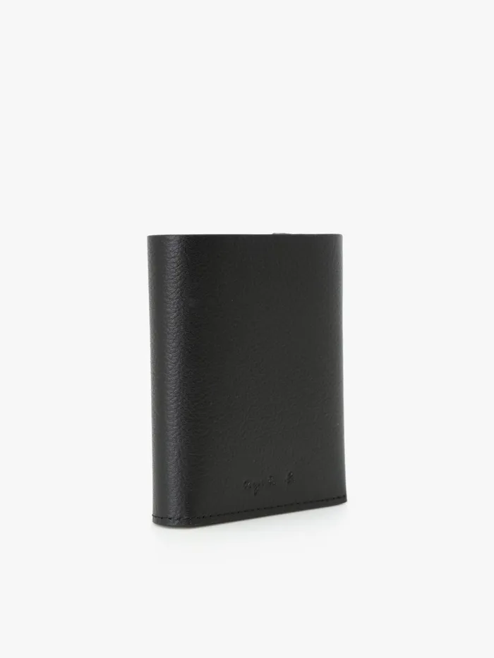 Agns B Small Leather Goods MenWomen Black Twotone Leather Wallet