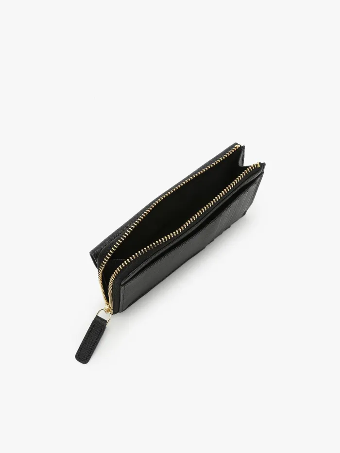 Agns B Small Leather Goods Women Black Leather Cardholder