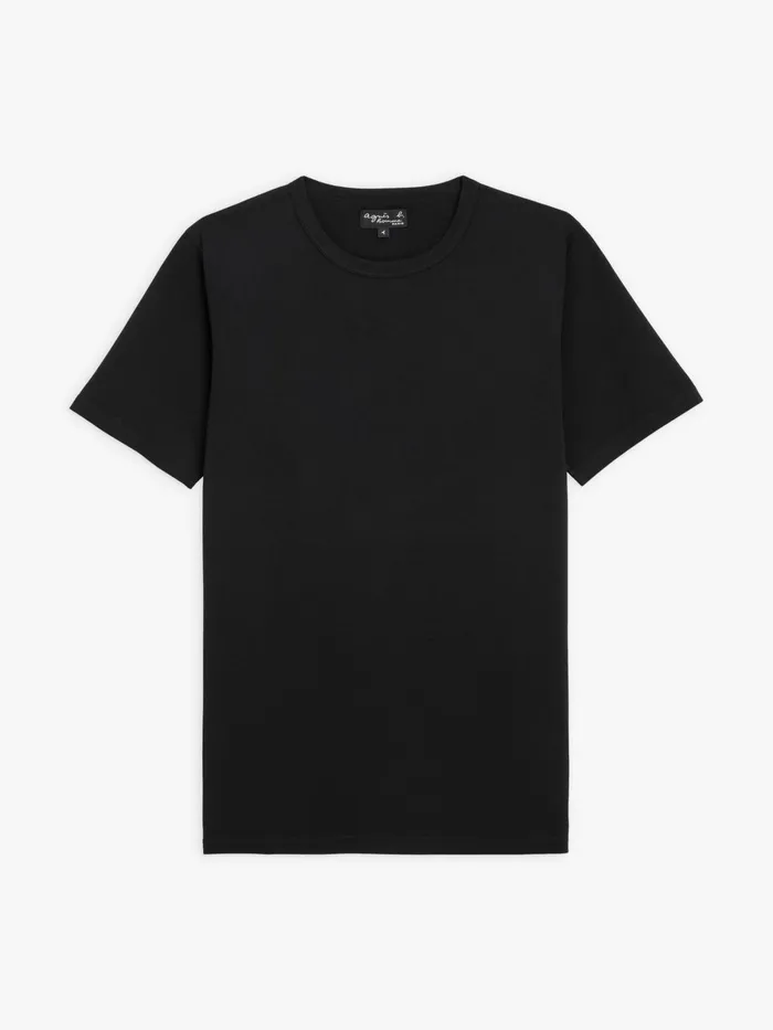 Agns B Tshirts and Polo Shirts Men Black Short Sleeves Coulos Tshirt