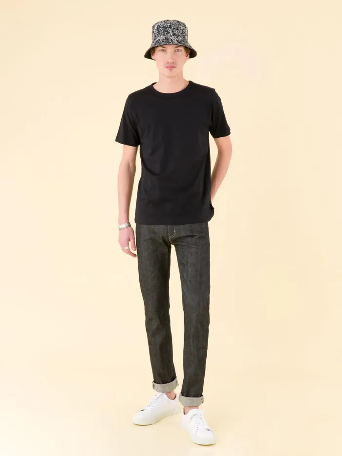 Agns B Tshirts and Polo Shirts Men Black Short Sleeves Coulos Tshirt