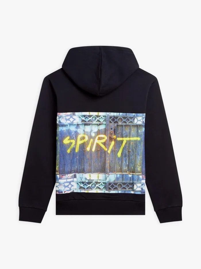 Agns B Tshirts and Polo Shirts Men Cotton 034Spirit034 Print Wood Sweatshirt