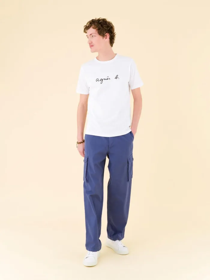 Agns B Tshirts and Polo Shirts Men White Short Sleeves Coulos 034agns B034 Tshirt