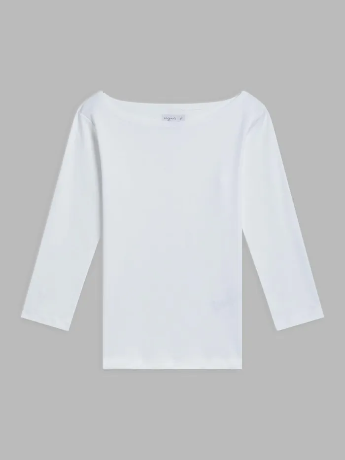 Agns B Tshirts and Tank Tops Women White Cotton Jersey Leopard Tshirt
