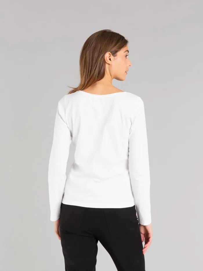 Agns B Tshirts and Tank Tops Women White Long Sleeves Australie 034irony034 Tshirt