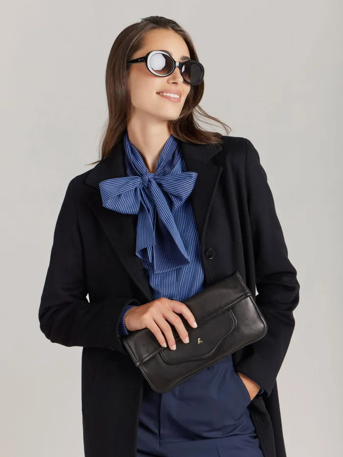 Agns B Tops and Shirts Women Blue Cotton Striped Shirt