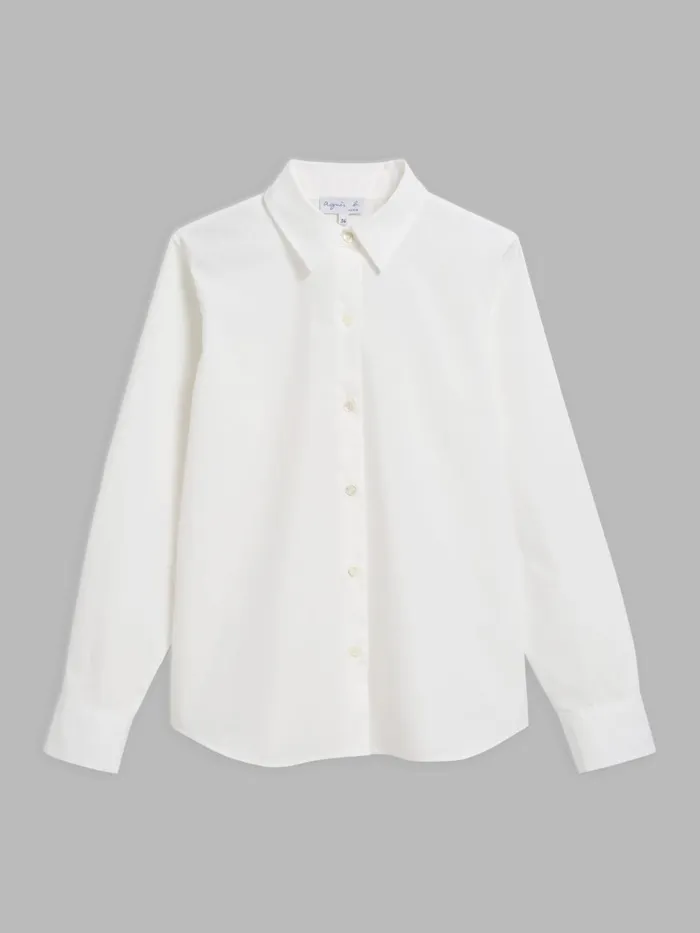Agns B Tops and Shirts Women Jasmine White 100 Cotton Shirt
