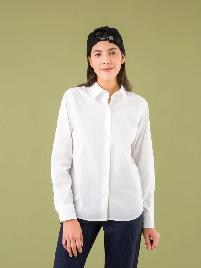 Agns B Tops and Shirts Women Jasmine White 100 Cotton Shirt