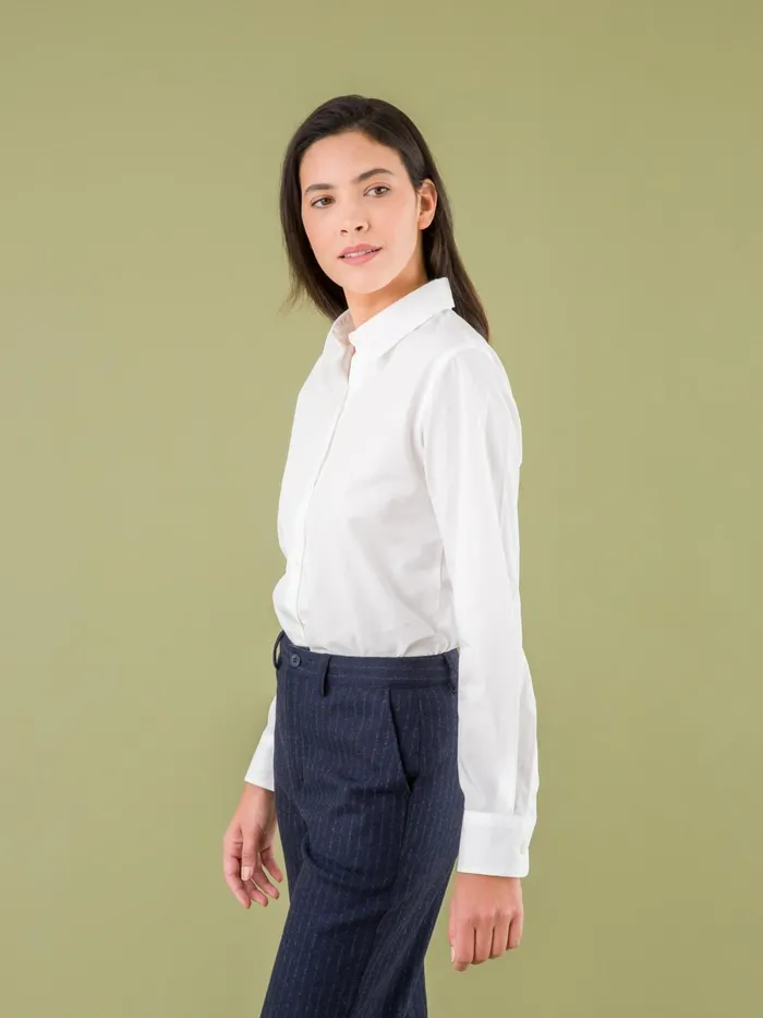 Agns B Tops and Shirts Women Jasmine White 100 Cotton Shirt