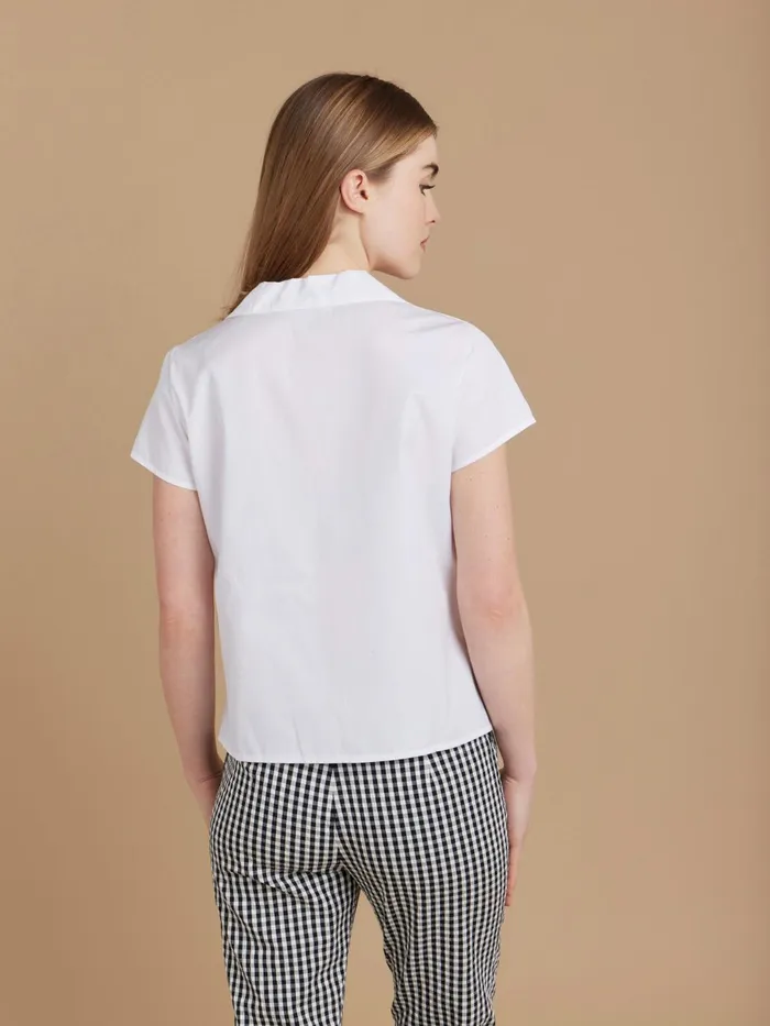 Agns B Tops and Shirts Women White Cotton Liseron Shirt