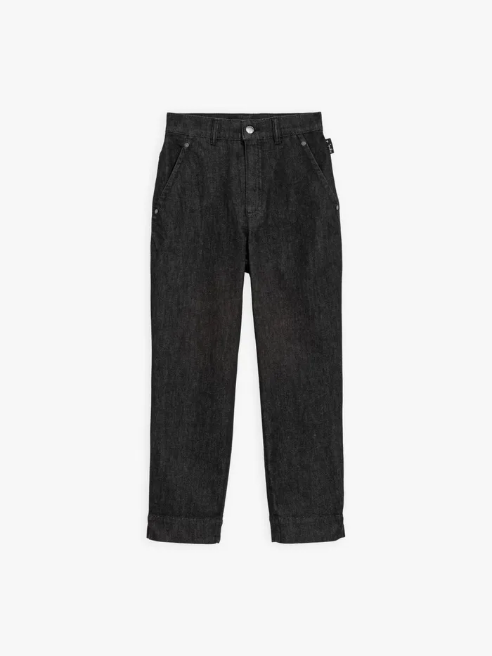 Agns B Trousers and Jeans Women Black 78length Marilyn Jeans