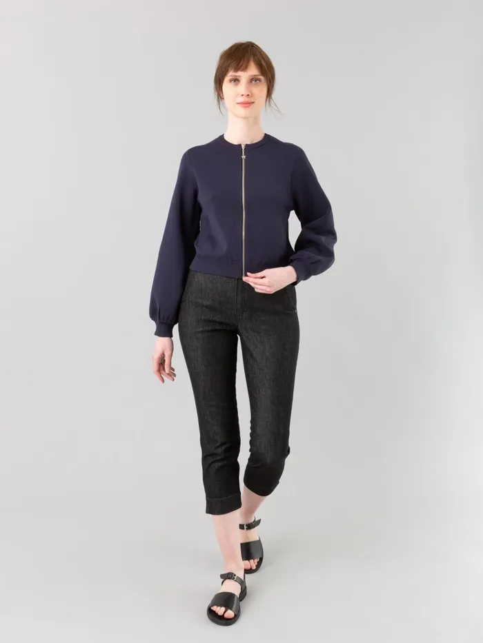 Agns B Trousers and Jeans Women Black 78length Marilyn Jeans