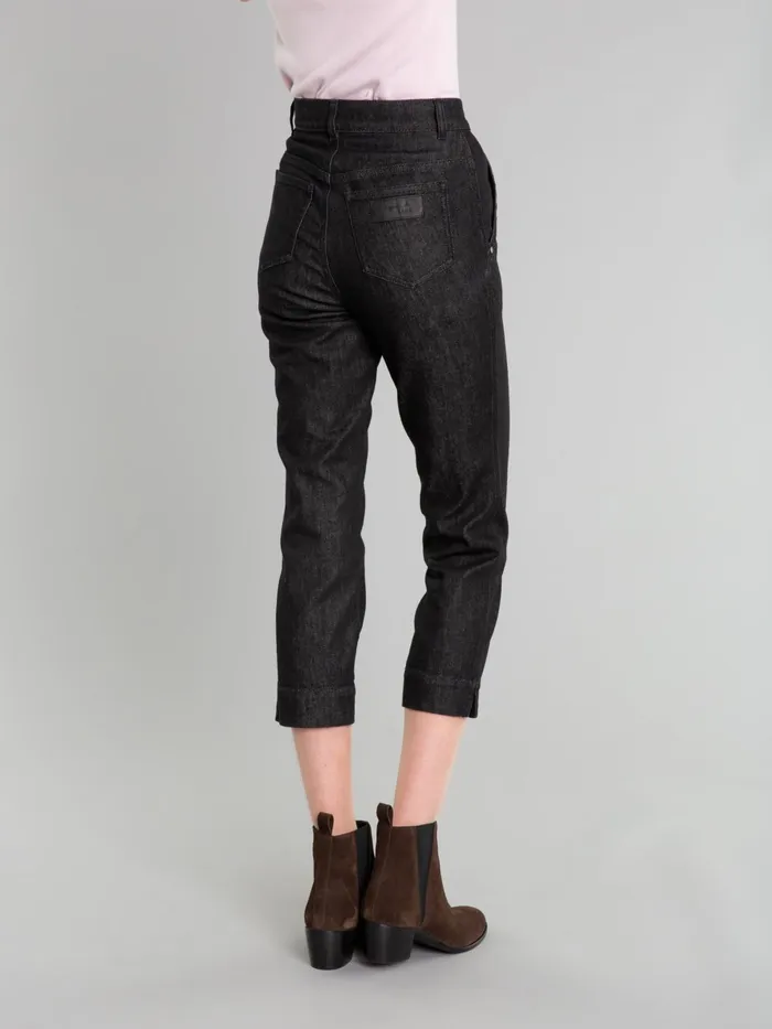 Agns B Trousers and Jeans Women Black 78length Marilyn Jeans