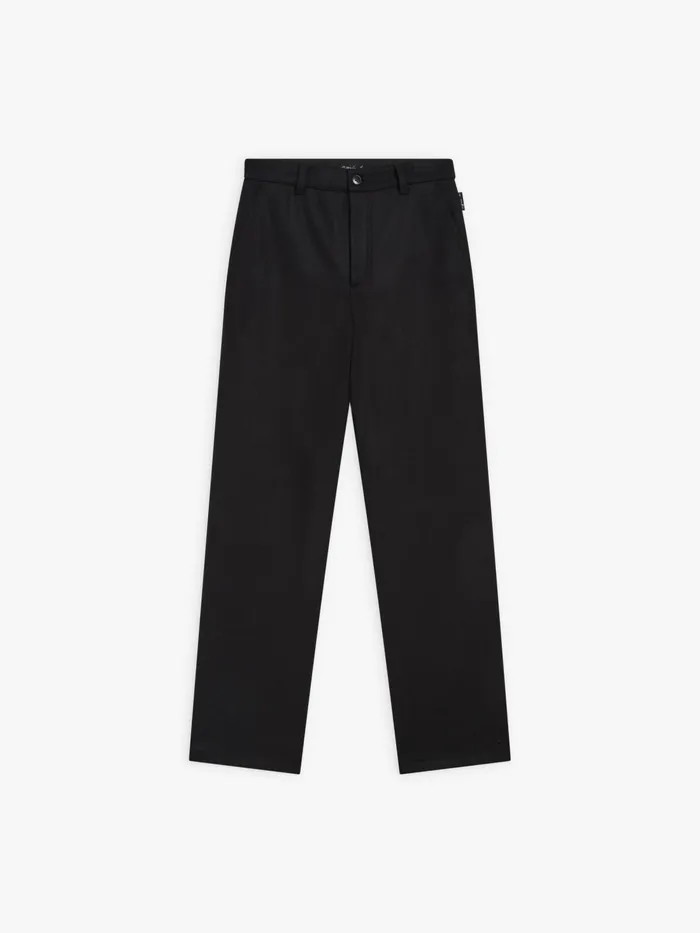Agns B Trousers and Jeans Women Black Wool Glen Trousers