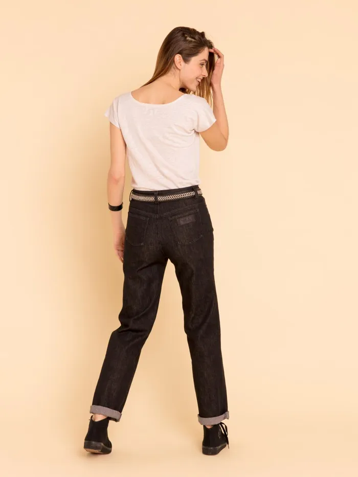 Agns B Trousers and Jeans Women Heather Black 2 Regular Jeans