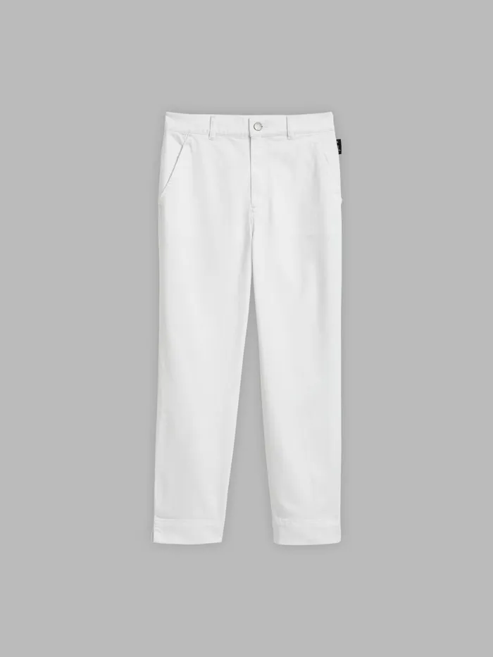 Agns B Trousers and Jeans Women White 78length Marilyn Jeans