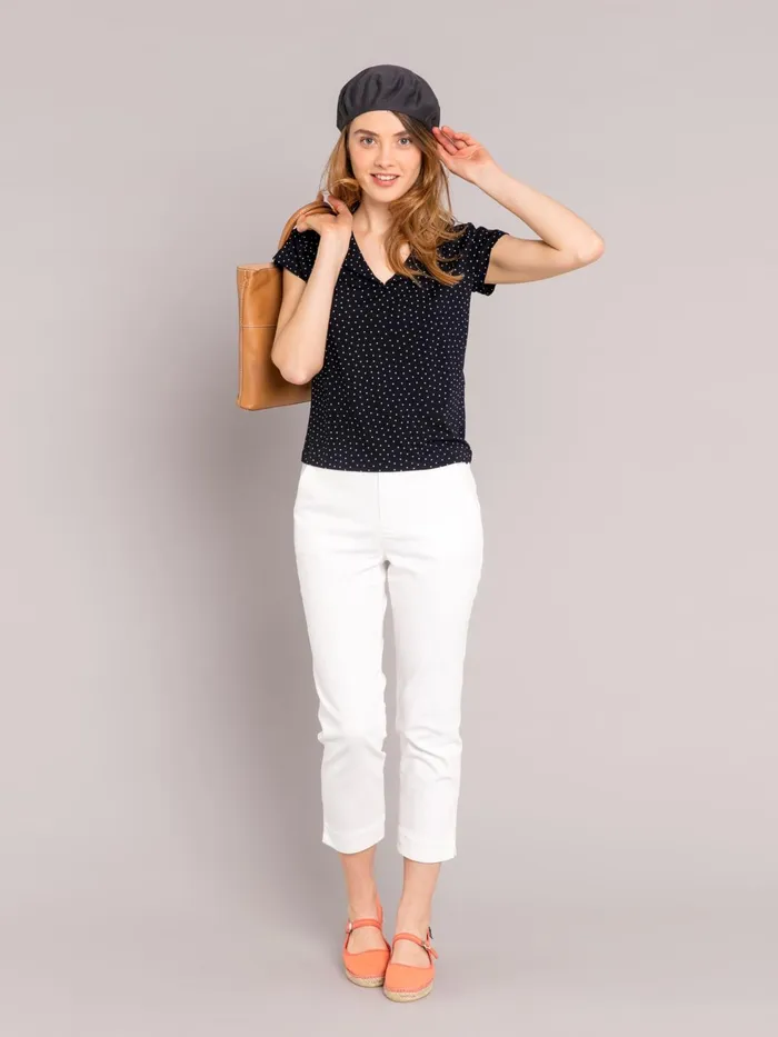 Agns B Trousers and Jeans Women White 78length Marilyn Jeans