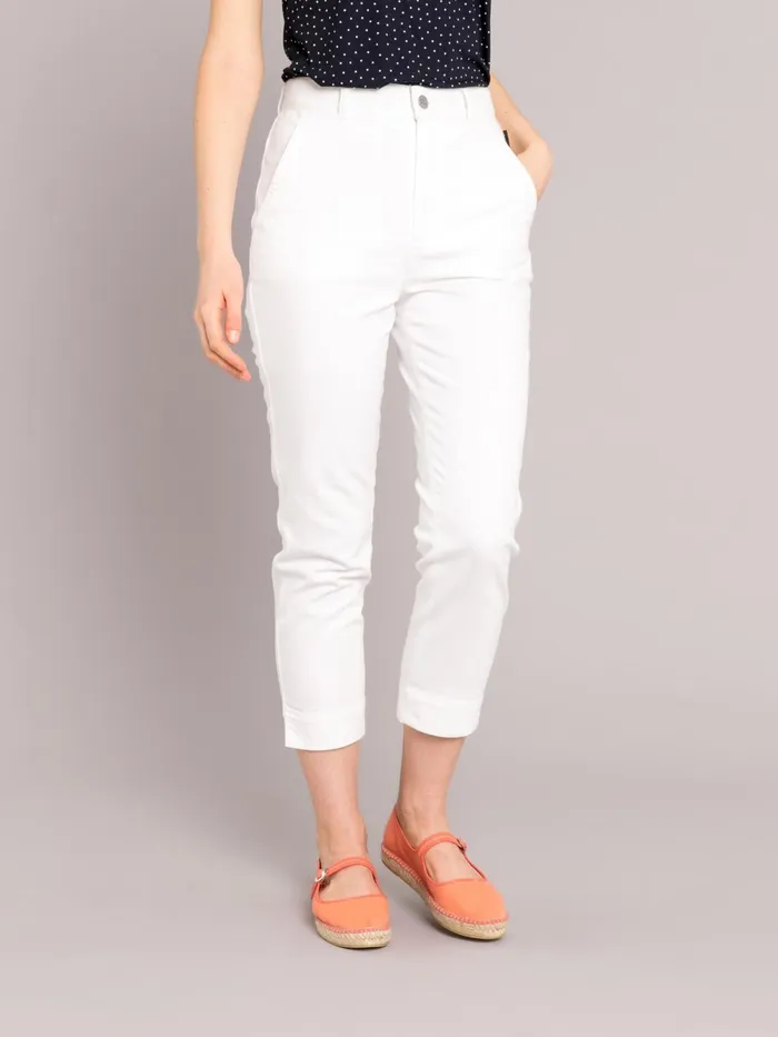 Agns B Trousers and Jeans Women White 78length Marilyn Jeans