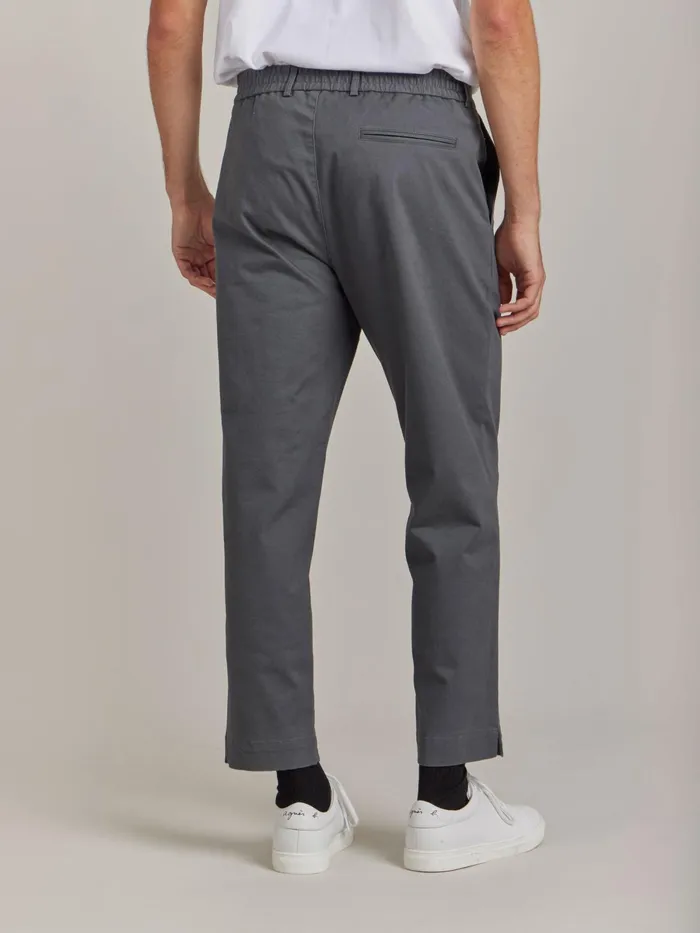 Agns B Trousers Men Grey Cotton Jami Trousers