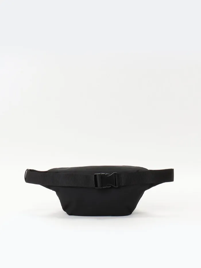 Agns B Waist Bags Men Black Nylon Bum Bag With Front Pocket