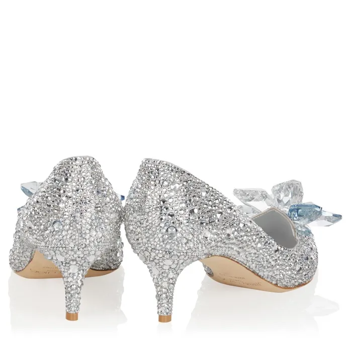 Allure Crystal Covered Pointy Toe Pumps Crystal Women JIMMY CHOO Pumps