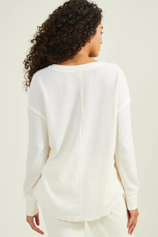 Altar039d State Anna Thermal Tunic Top Women Blouses
