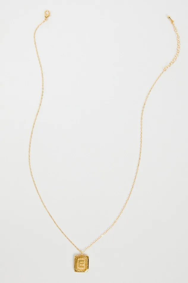 Altar039d State Burst Tag Monogram Necklace 8211 E Women Jewelry
