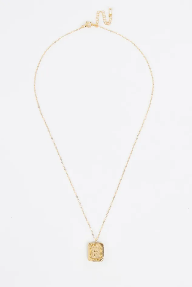 Altar039d State Burst Tag Monogram Necklace 8211 F Women Jewelry
