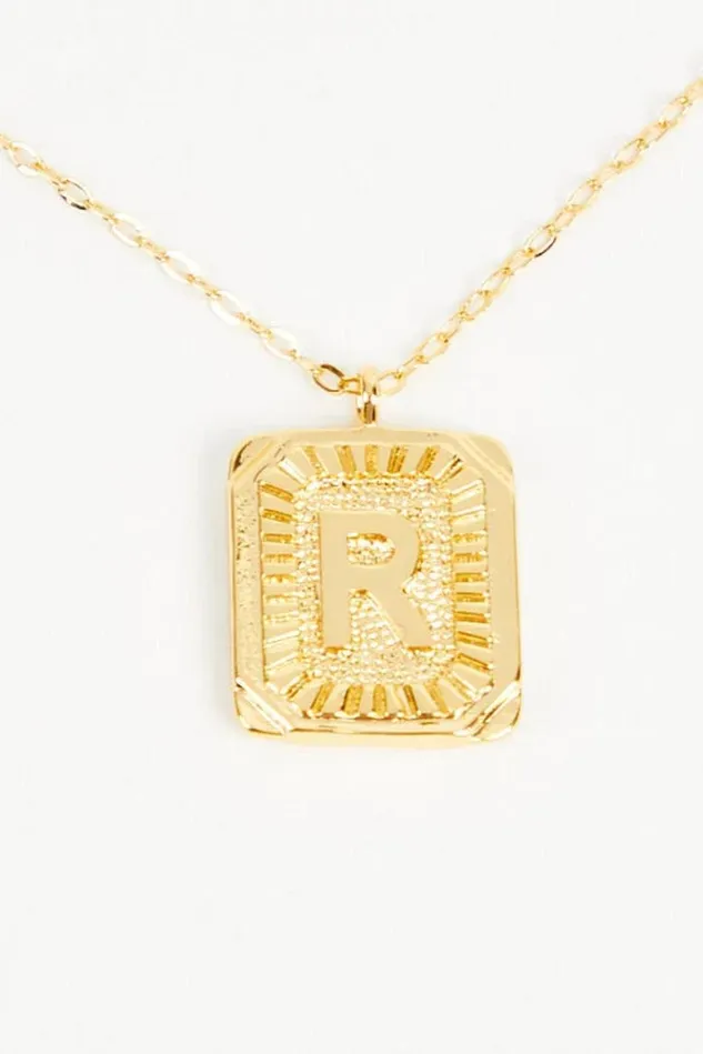 Altar039d State Burst Tag Monogram Necklace 8211 R Women Jewelry