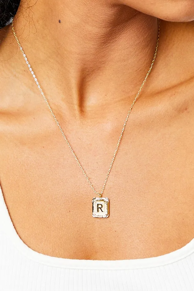 Altar039d State Burst Tag Monogram Necklace 8211 R Women Jewelry