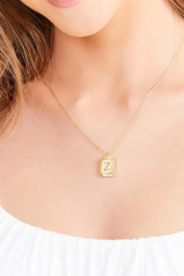 Altar039d State Burst Tag Monogram Necklace 8211 Z Women Jewelry
