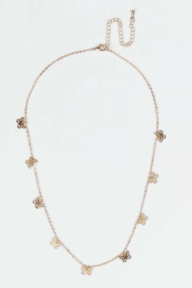 Altar039d State Butterfly Garden Necklace Women Jewelry